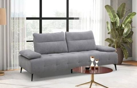 Votre salon mérite le meilleur : le canapé relax 3 places PIERRE en tissu gris clair passe à 599 € chez But (au lieu de 899 €)