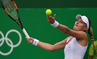 Mladenovic a perdu son deuxième match en simple...