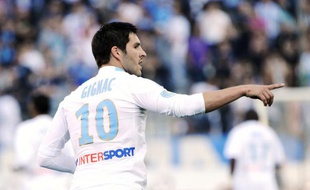 André-Pierrre Gignac, le 10 avril 2011 à Marseille.