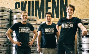 Stéphane Le Boucher, Maxime Noëll et Thomas Cleraux déménageront la brasserie Skumenn d'Acigné à Rennes au printemps 2020.
