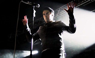 Ian Watkins, chanteur de Lostprophets, est accusé de viols sur mineurs (photo avril 2012, Liverpool)