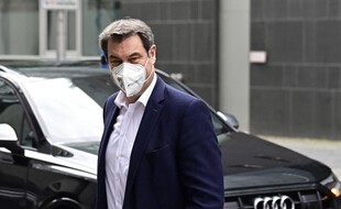 Markus Söder, candidat pour le poste de chef de file des conservateurs allemands pour les élections de septembre.