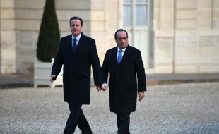 François Hollande et David Cameron à l'Elysée le 23 novembre 2015 à Paris