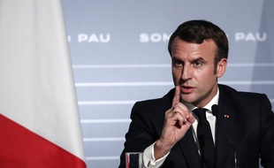 Emmanuel Macron, le 13 janvier 2020 à Pau.