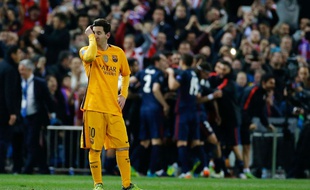 Lionel Messi lors d'Atlético-Barça le 13 avril 2016.