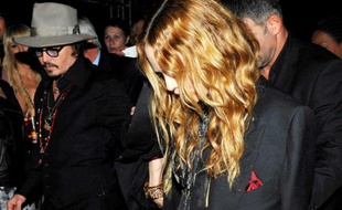 Johnny Depp et Vanessa Paradis à Cannes, en mai 2010.