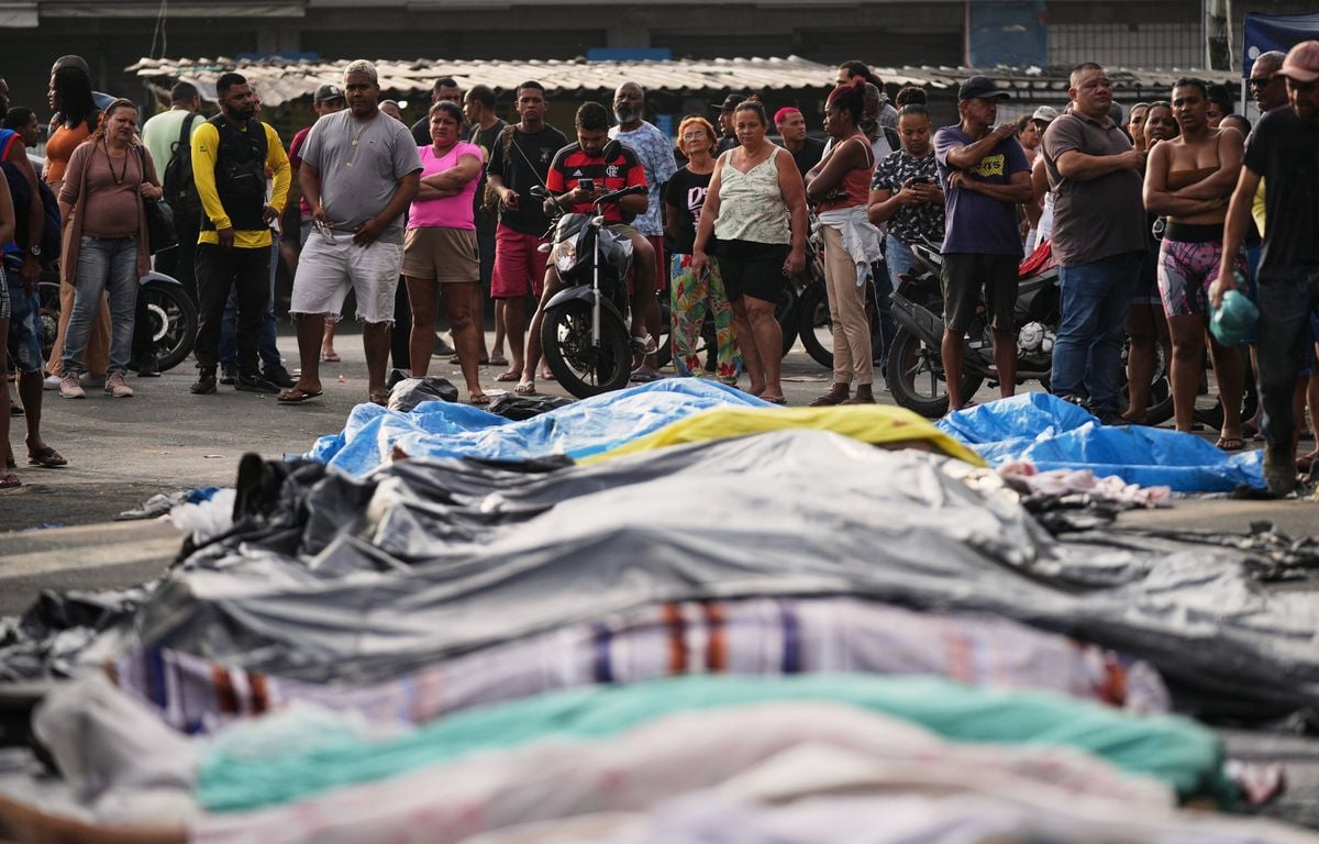Horreur au Brésil, plus de 40 corps allongés sur une place d'une favela de Rio après une opération de police