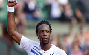Le Français Gaël Monfils le 2 juin 2014 à Roland-Garros.