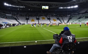 Le match Juventus-Inter à huis clos, le 8 mars 2020.