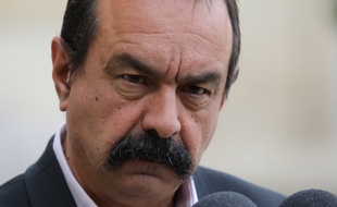Philippe Martinez, le 12 octobre 2017 à Paris.
