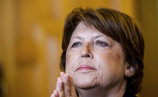 Martine Aubry, maire de Lille le 26 mars 2015 à Lille.