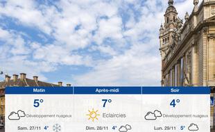 Météo Lille: Prévisions du vendredi 26 novembre 2021
