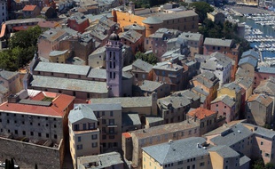 La citadelle de Bastia et le port. / AFP PHOTO / PASCAL POCHARD-CASABIANCA
