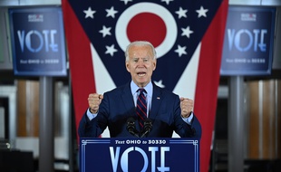 Joe Biden en campagne, le 12 octobre 2020.