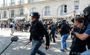 La manifestation pour rendre hommage à Steve le 3 août à Nantes.