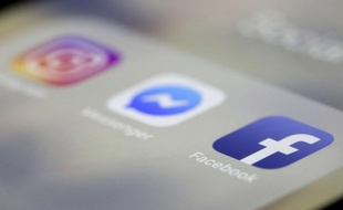 Le groupe Facebook continue de régner sur le marché des applications de messagerie instantanée. (Illustration)