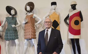 Pierre Cardin à l'inauguration du musée Cardin en 2014.