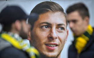 Le poster d'Emiliano Sala à la Jonelière.