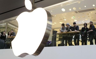 Ouverture de l'Apple Store de Lyon.