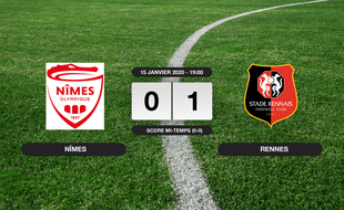 Nîmes - Stade Rennais: Le Stade Rennais vainqueur de Nîmes 1 à 0 au stade des Costières