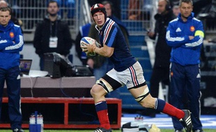 Wenceslas Lauret sous le maillot bleu, le 16 novembre 2013 au Havre.