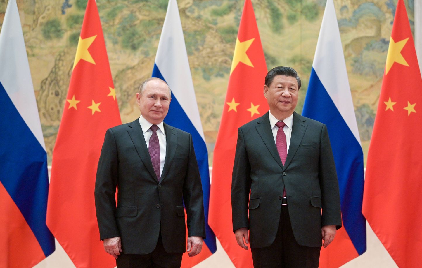 Le président russe Vladimir Poutine et son homologue chinois Xi Jinping