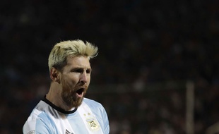 Lionel Messi lors du match entre l'Argentine et l'Uruguay le 1er septembre 2016.