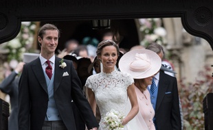 James Matthews et Pippa Middleton le jour de leur mariage