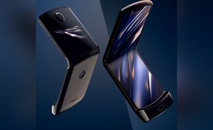 Le nouveau Motorola Razr reprend le design à clapet de son aîné grâce à un écran pliable.