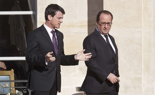 Manuel Valls et François Hollande le 26 novembre 2015.