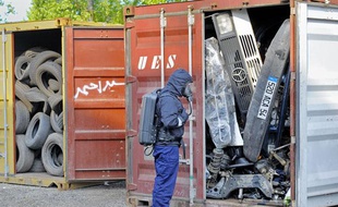 Une opération menée par la douane et la gendarmerie contre l'exportation illégale de déchets a eu lieu jeudi 14 avril à Strasbourg
