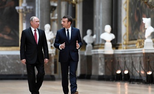 Emmanuel Macron avait reçu Vladimir Poutine en 2017, à Versailles.