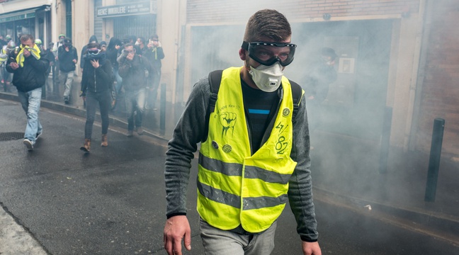 « Gilets jaunes » à Toulouse : Un anniversaire noyé sous les lacrymogènes et 23 interpellations - 20 Minutes