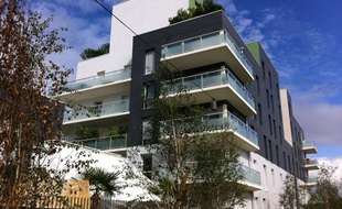 L'éco-quartier Ginko, dans le quartier du Lac à Bordeaux, le 20 septembre 2013