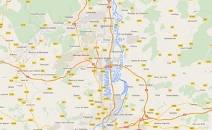 Une mystérieuse pluie bleue s'abat sur plusieurs quartiers de Marange-Silvange en Lorraine.
