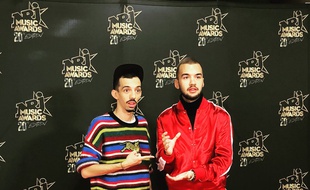 Bigflo & Oli aux Gagnants aux NRJ Music Awards.
