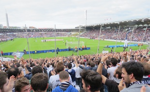 Le dernier match à Chaban-Delmas vu vu virage sud.