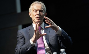 Tony Blair, l'ancien Premier ministre, à Copenhague le 22 juin 2018.