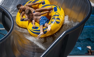Illustration d'un parc aquatique.