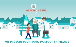 Merci docteur est une start-up qui propose des consultations de généralistes ponctuelles dans les désert médicaux.