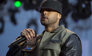 Le rappeur Booba dans le «Grand journal» de Canal+ en 2014