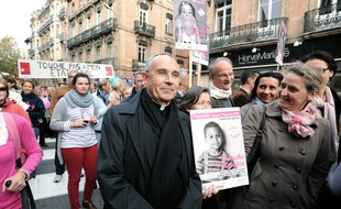 Robert Le Gall, lors d'une manifestation de La Manif pour tous. (archives)