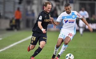 Valère Germain et Jacques-William Vainqueur, le 15 janvier 2017, à Marseille.