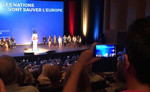 Marine Le Pen a fait sa rentrée politique à Fréjus dimanche.