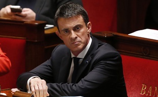 Manuel Valls à l'Assemblé nationale le 9 décembre 2015.