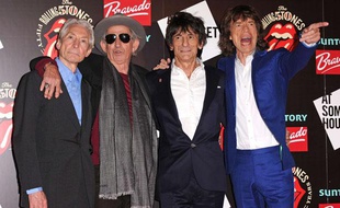 Les Rolling Stones fêtent leurs 50 ans de carrière à Londres, le 12 juillet 2012.