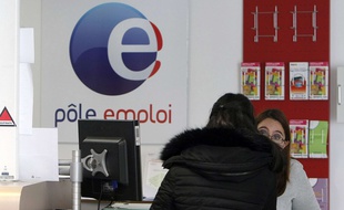 Illustration dans une agence Pôle emploi le 2 février 2015.