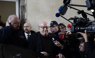 Jean-Marie Le Pen à Versailles le 11 décembre 2017.
