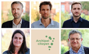 De gauche à droite et de haut en bas: Antoine Maurice, Maxime Le Texier, François Piquemal, Claire Dujardin et Michel Kaluszynski.