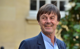 Nicolas Hulot à Matignon, le 1er juin 2017. AFP PHOTO / CHRISTOPHE ARCHAMBAULT